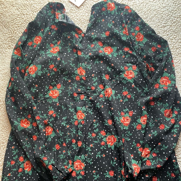 Missguided- Floral Shift Dress, SIZE: US 4 - Picture 6 of 7